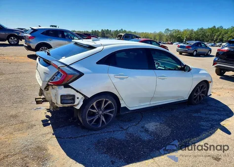 2018 Honda Civic Sport from USA, damaged, VIN SHHFK7H49JU234725